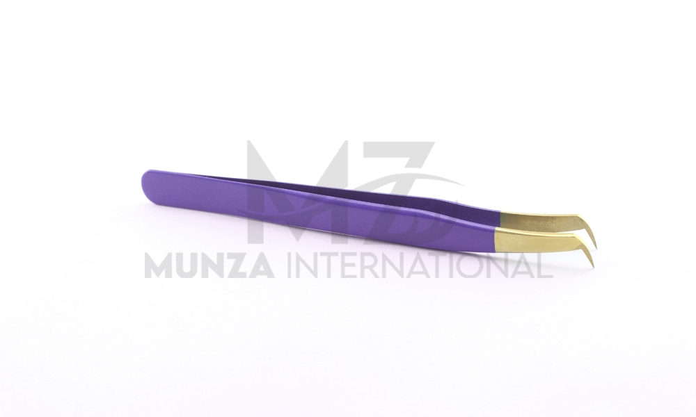 Purple Gold Tweezers